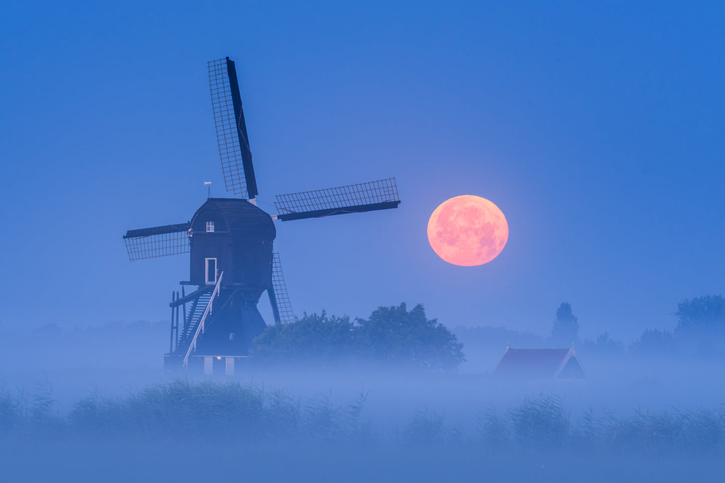 Moonrise at the Mill
