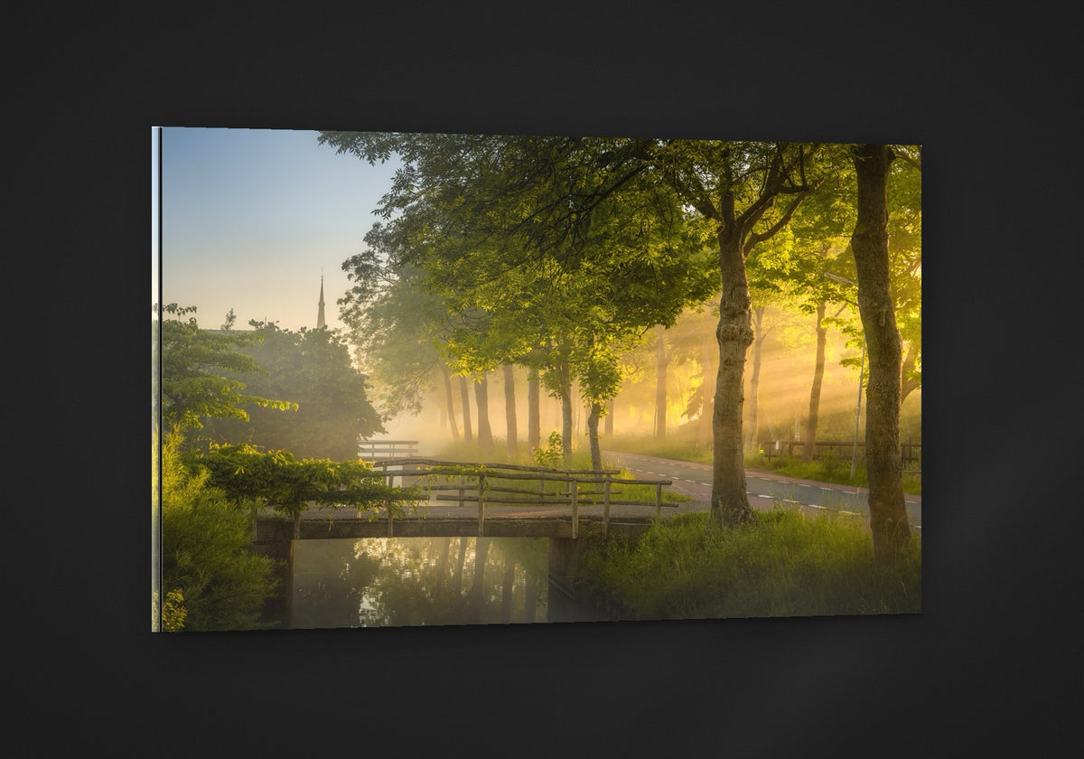 A Duth Countryside morning acryl
