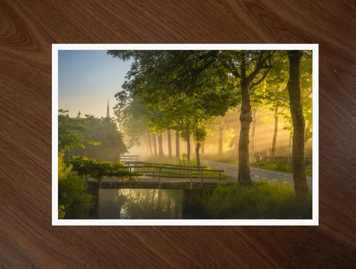 A Duth Countryside morning print