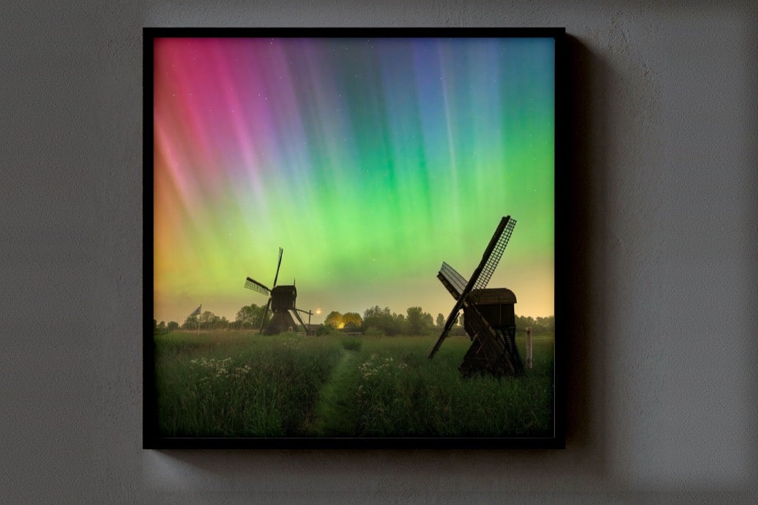 Aurora Windmills print