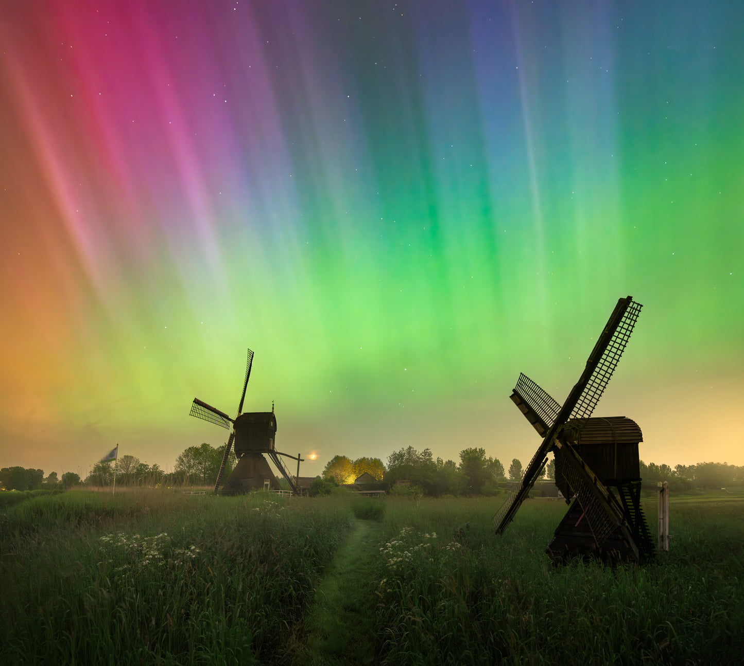 Aurora Windmills