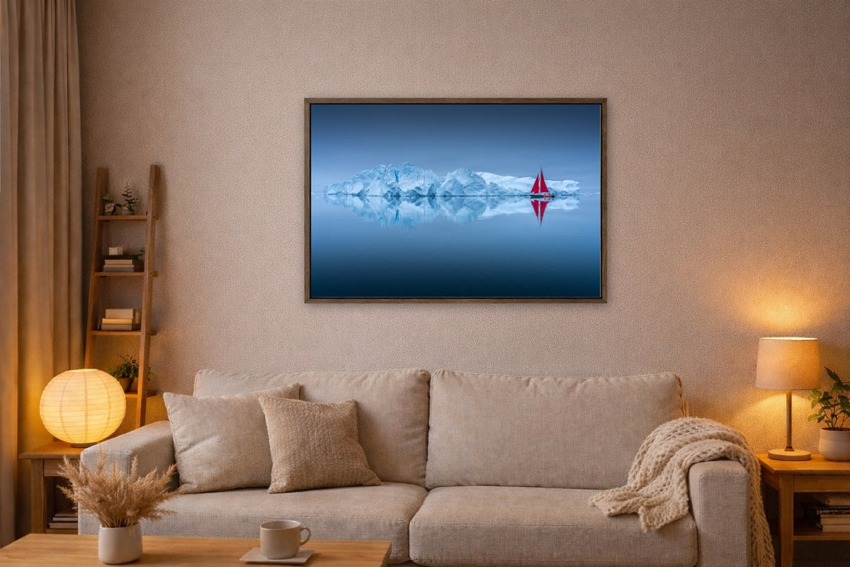 Blue Mirror lijst kamer
