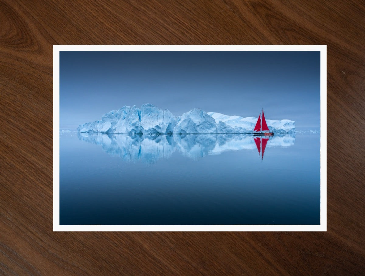 Blue Mirror print