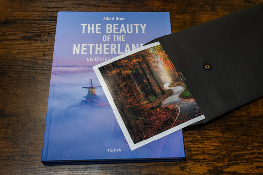 The Beauty of the Netherlands book with the signed 'Autumn Swirl' fine art print