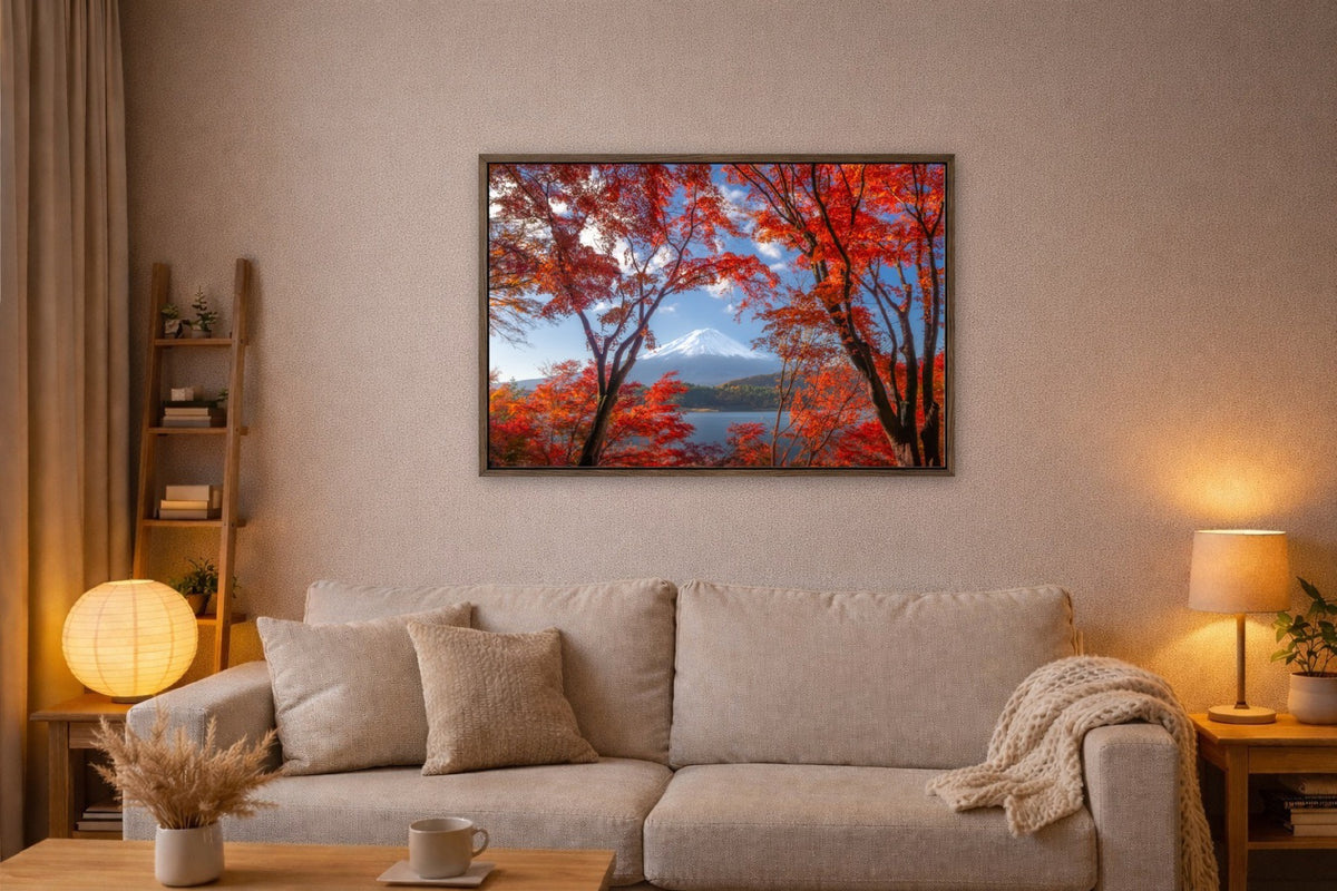 Fuji in Red lijst kamer