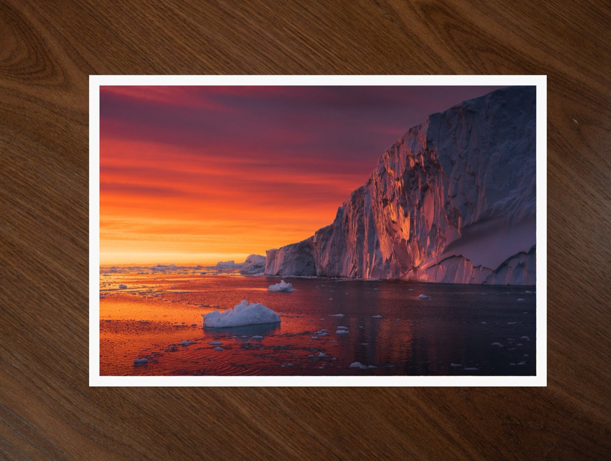 Ice and Fire print