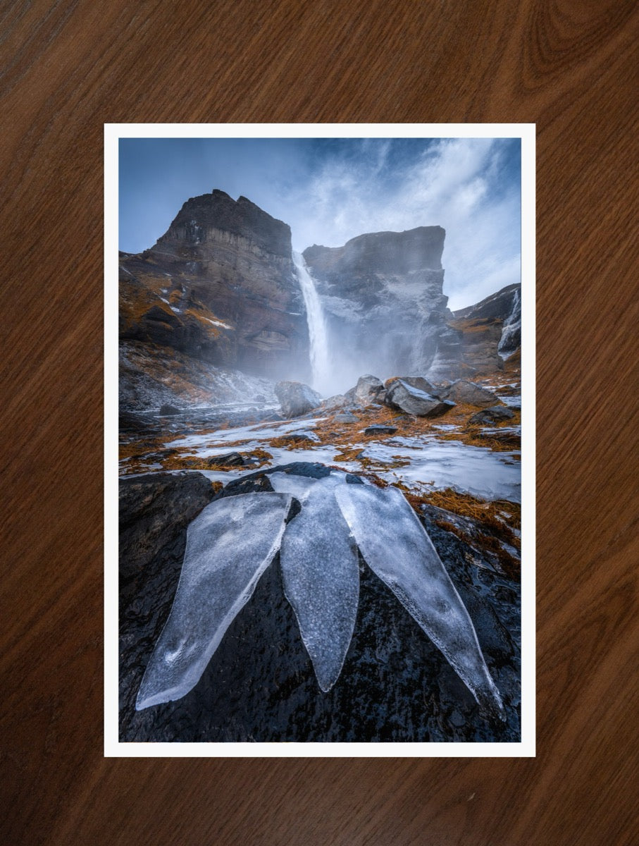 Ice Fingers print