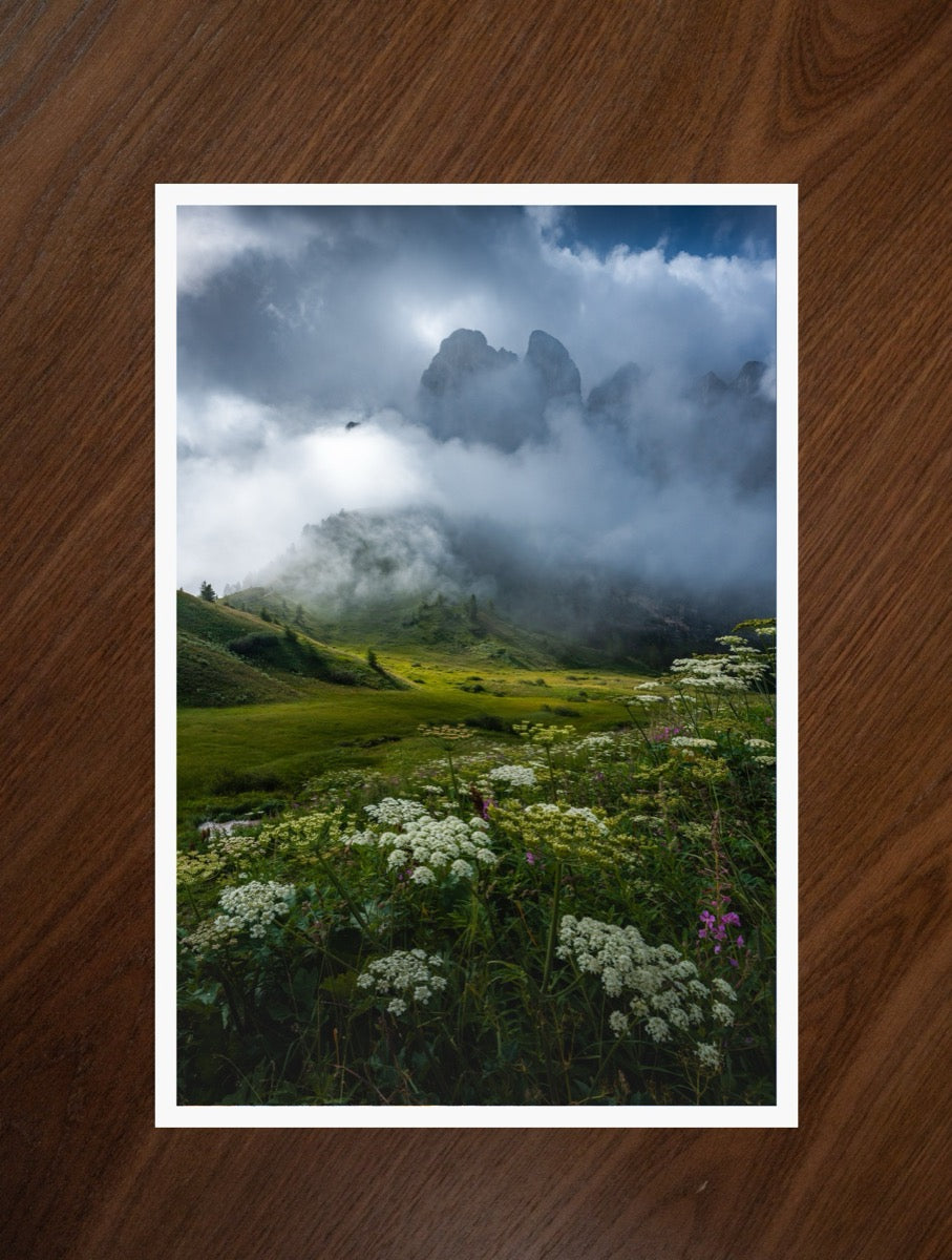 Meadow in the Clouds print