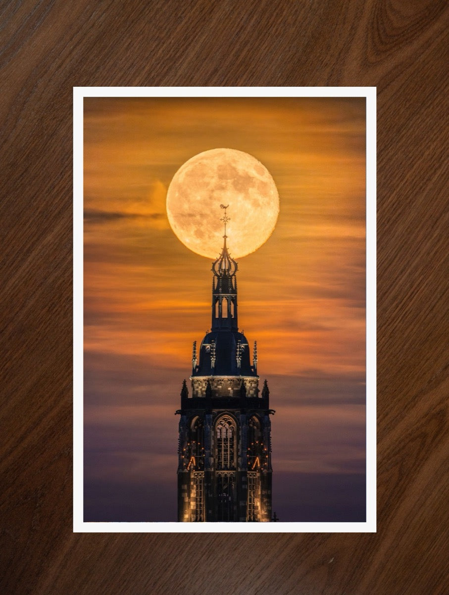 Moon over Rhenen print