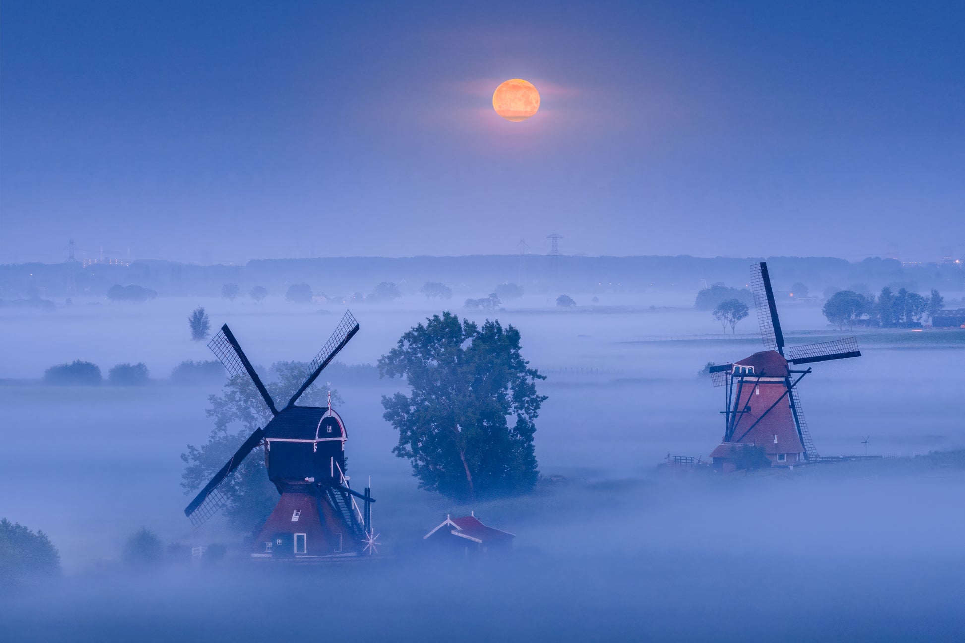 Moon over the Mills