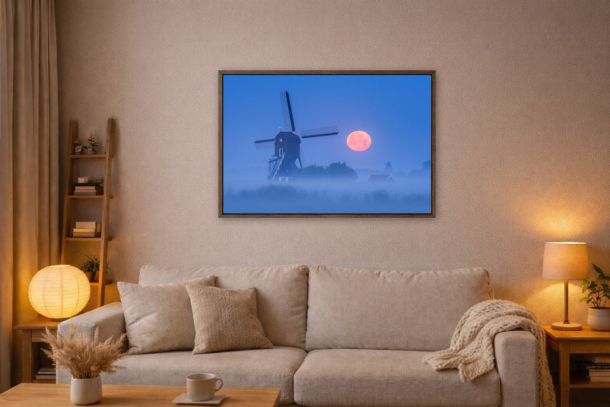 Moonrise at the Mill lijst kamer