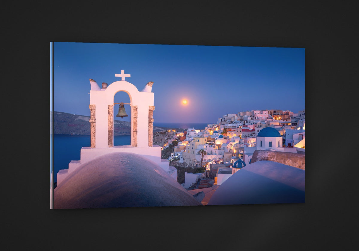 Oia Moonset acryl