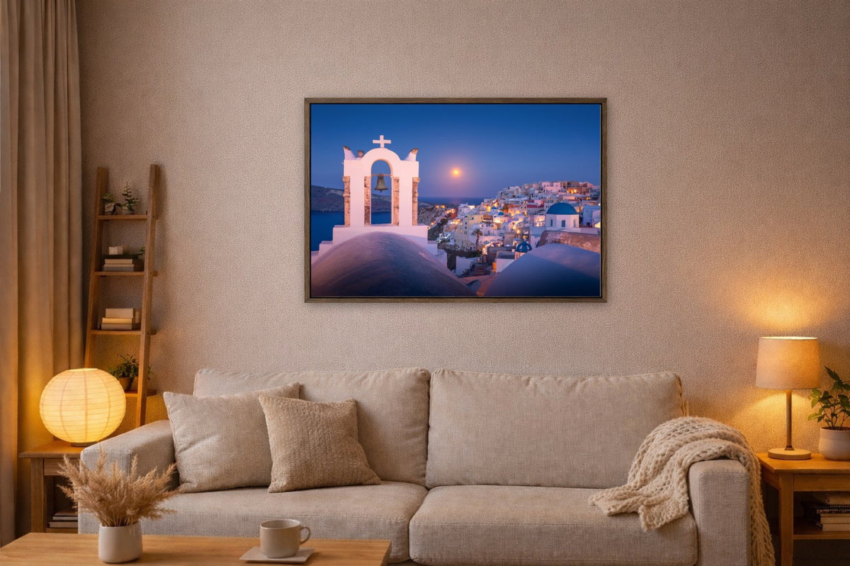 Oia Moonset lijst kamer