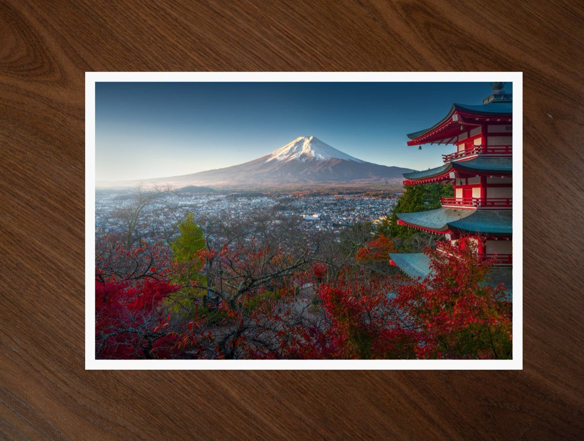 Pagoda Dawn print