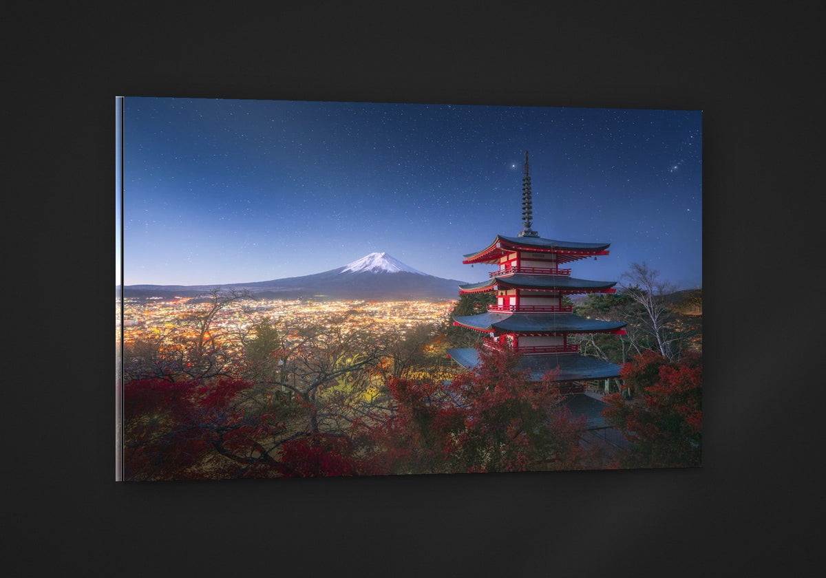 Pagoda Night acryl