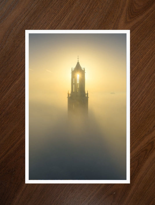 Peaking Through The Domtower print