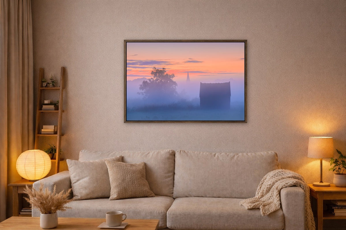 Pink Fog lijst kamer