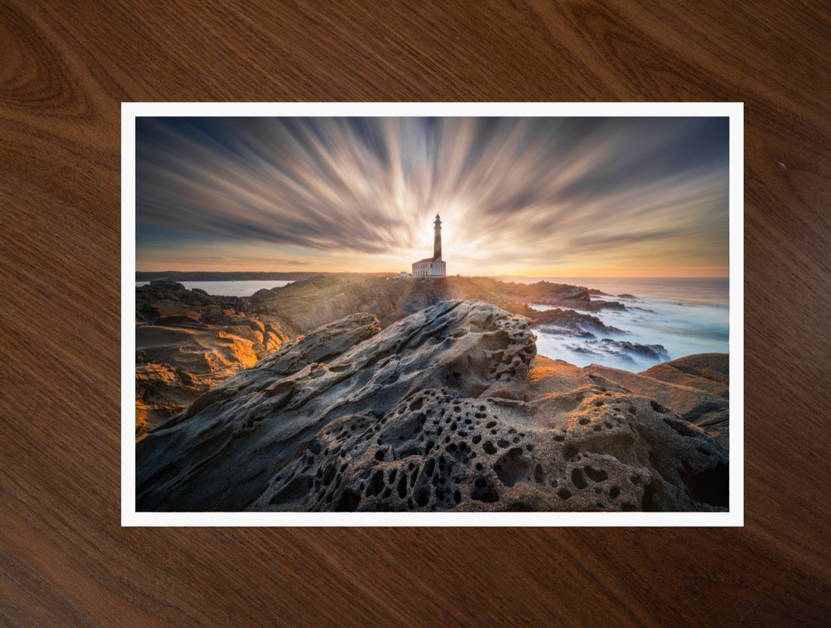 Rays over Favaritx print