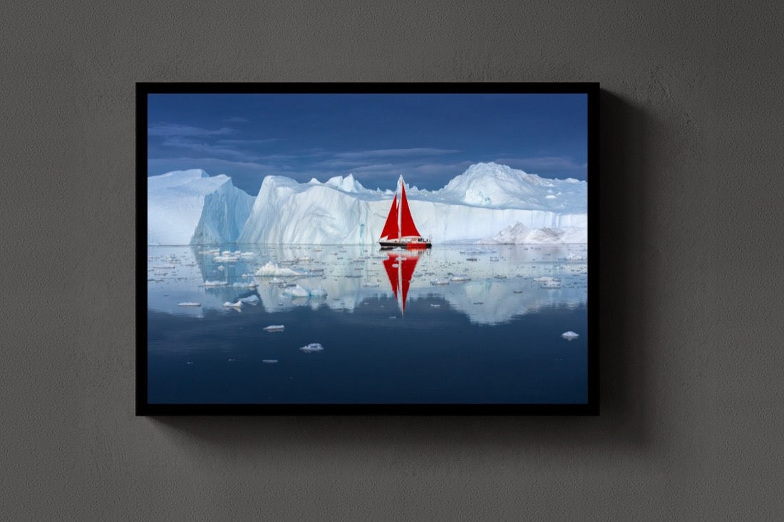 Red Sail in the Ice lijst