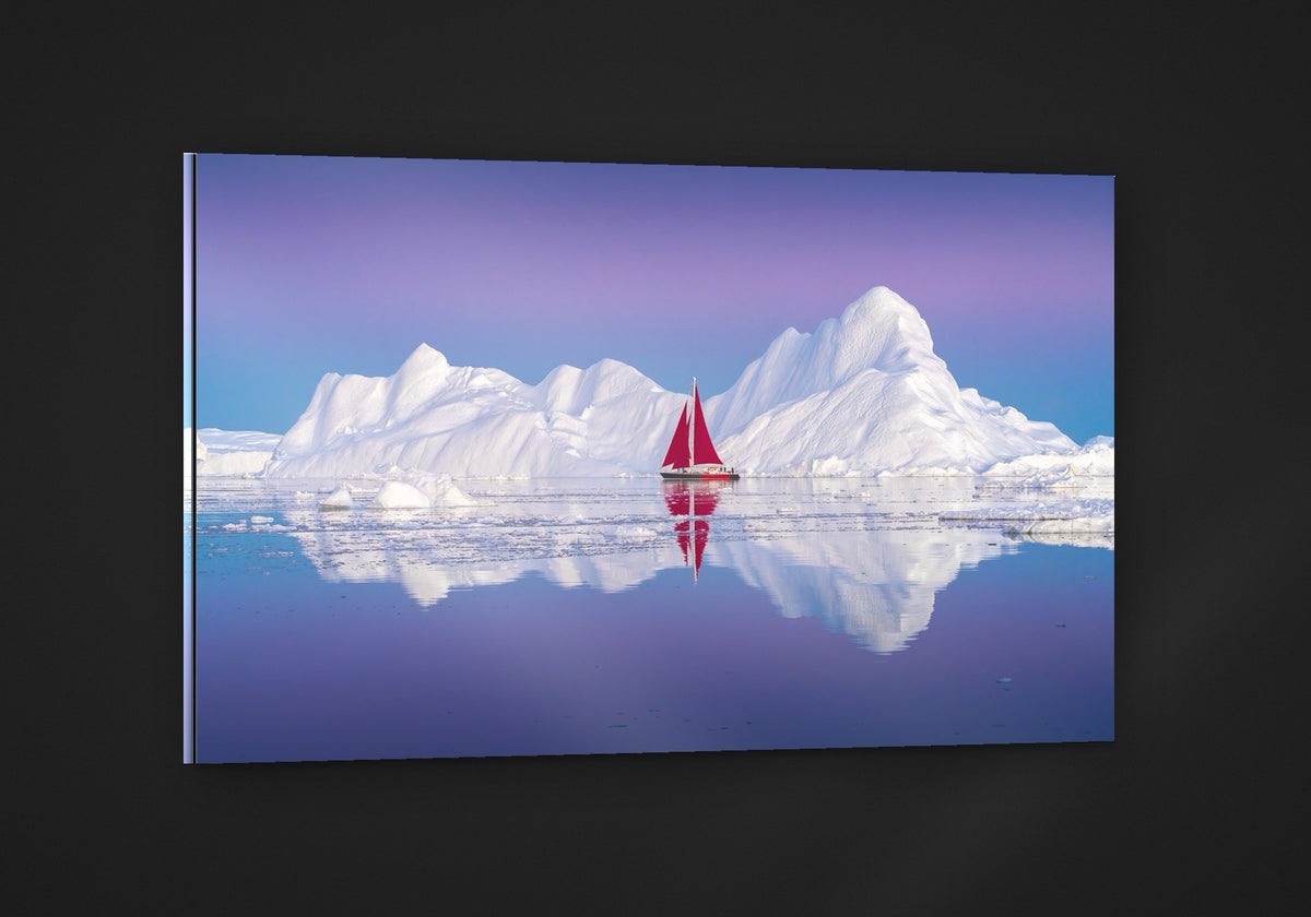 Sailing the Pastel Ice acryl