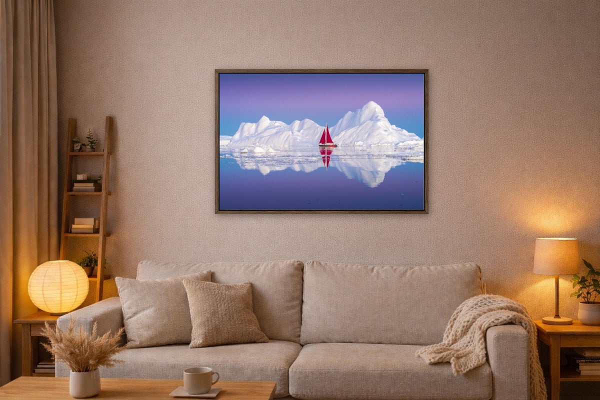 Sailing the Pastel Ice lijst kamer