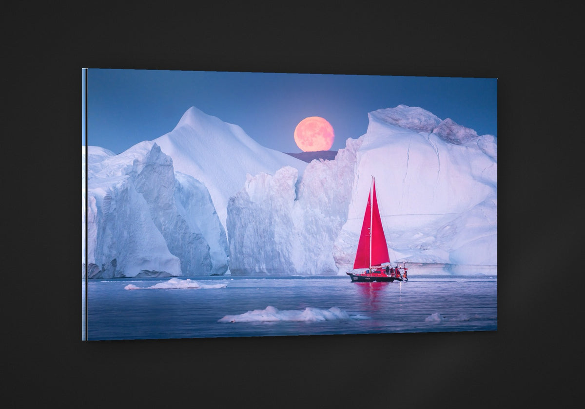 Sailing Under The Moon acryl