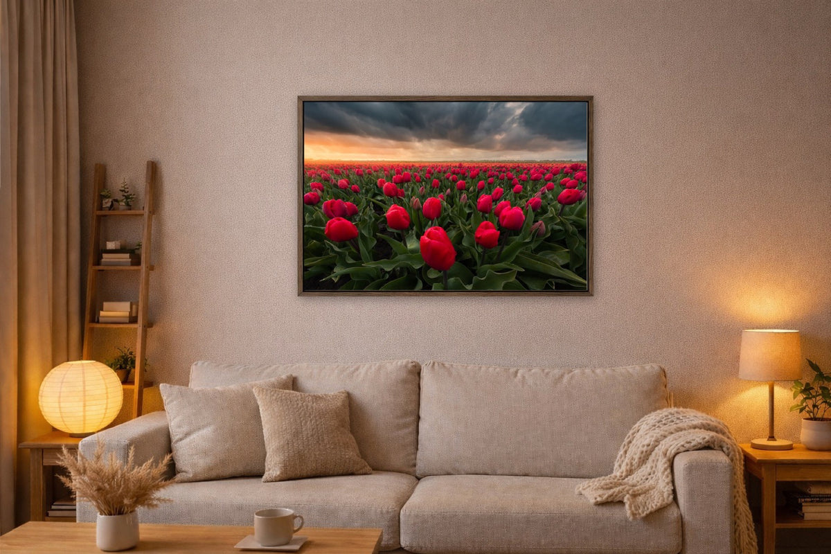 Stormy Tulips lijst kamer