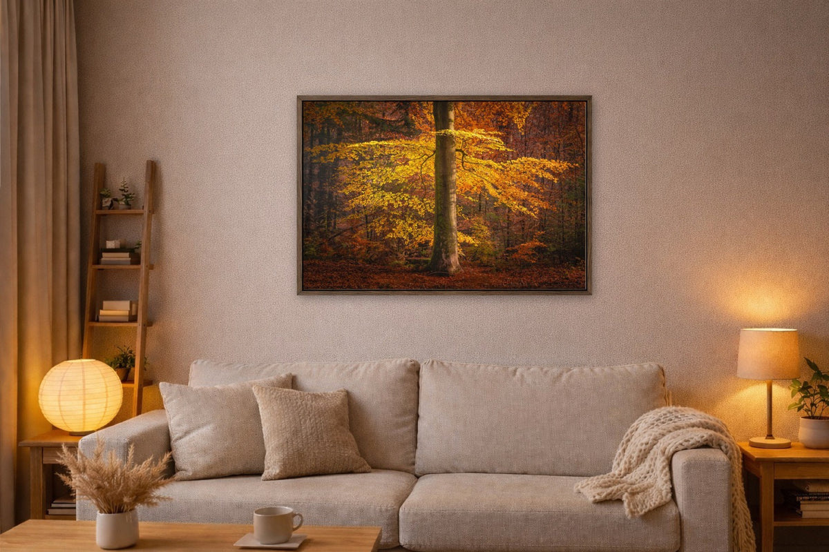 The Autumn Umbrella lijst kamer