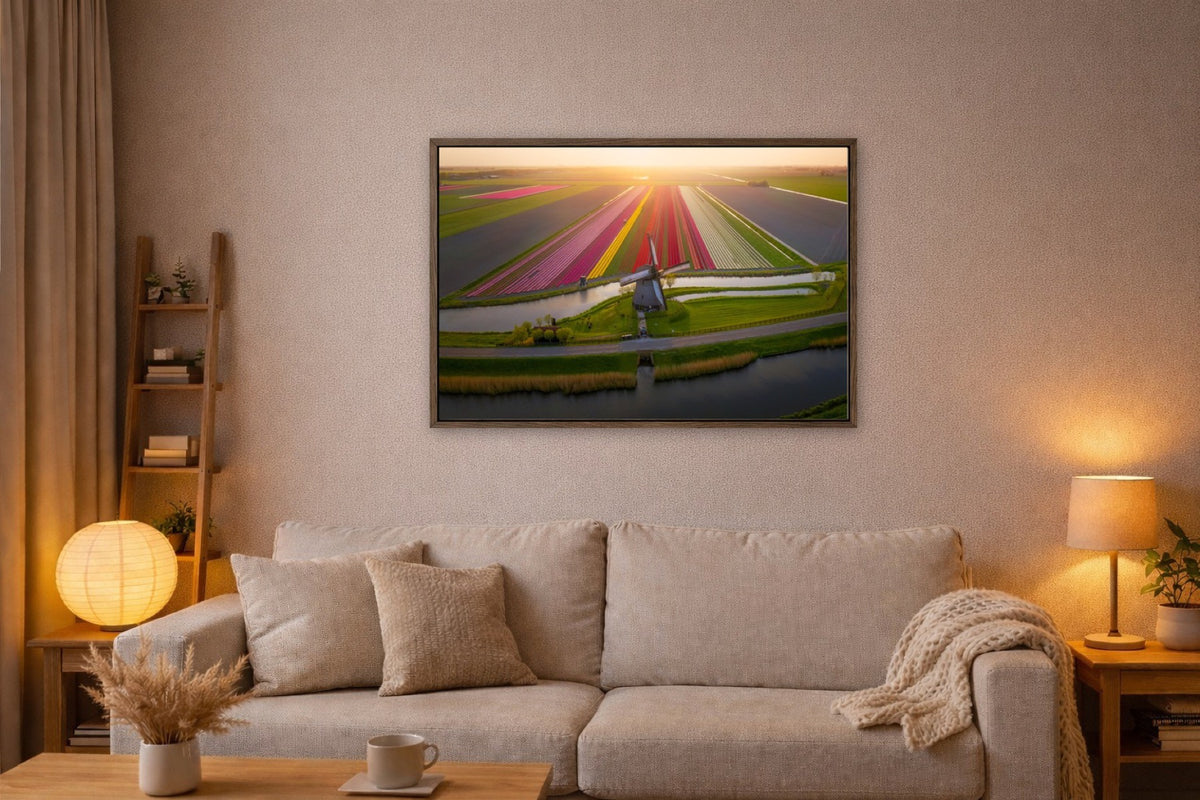 The Classic Tulip Field lijst kamer
