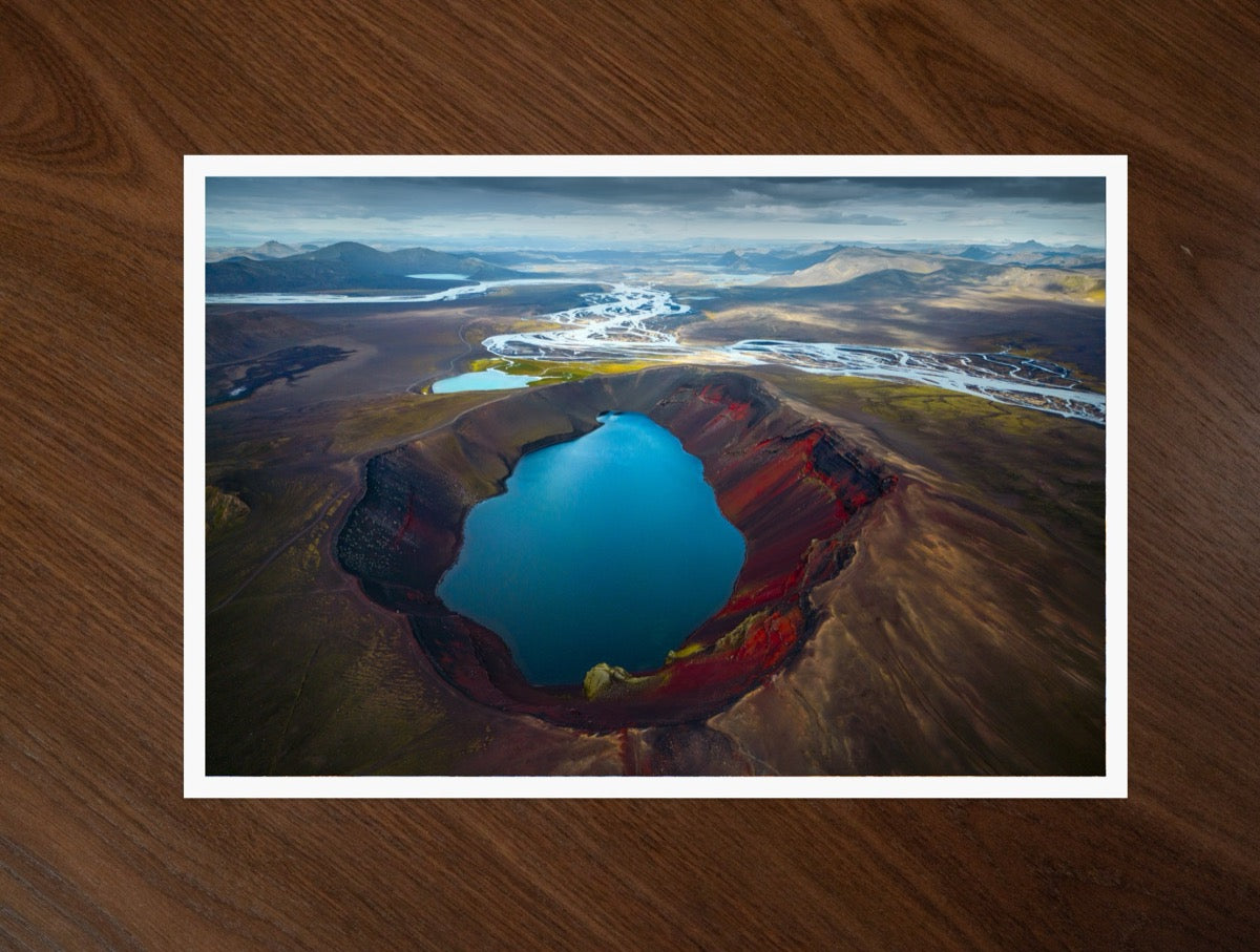 The Crater print