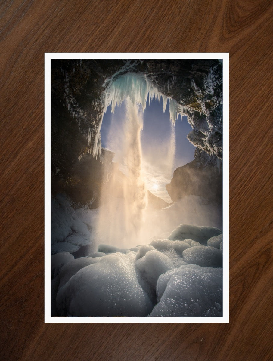 The Ice Cave print