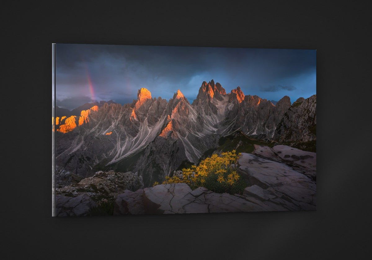 The Last Light in the Dolomites acryl