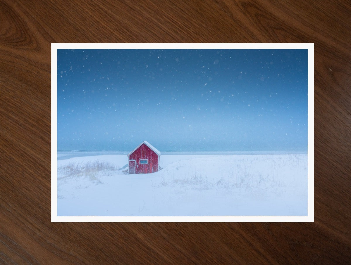 The Red Cabin print