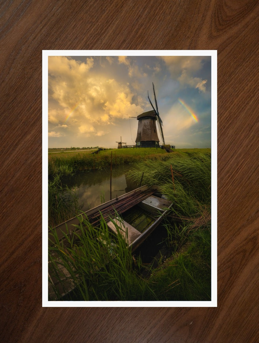 The Sunken Boat print