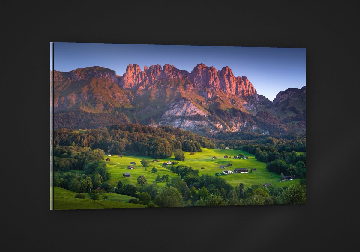 The Swiss Mountains acryl