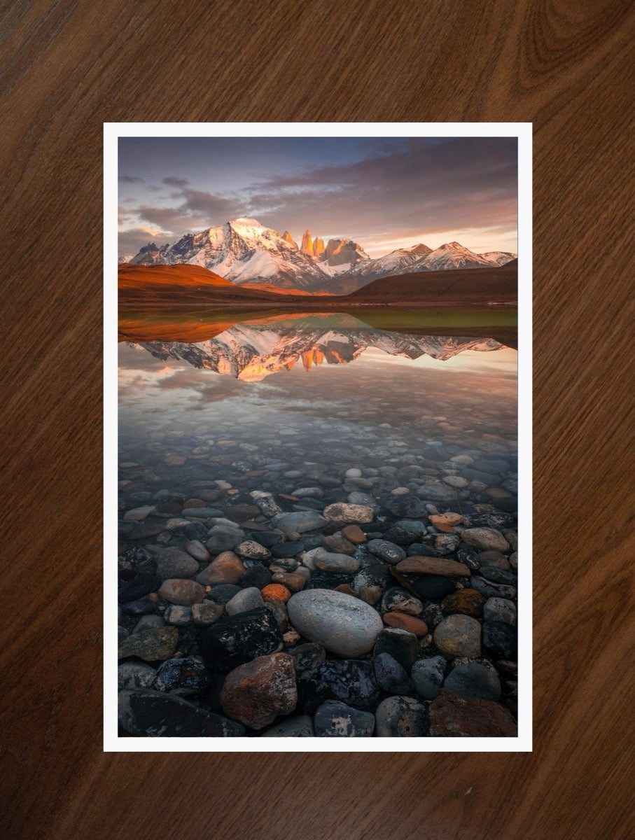 Torres Del Paine Mirror print