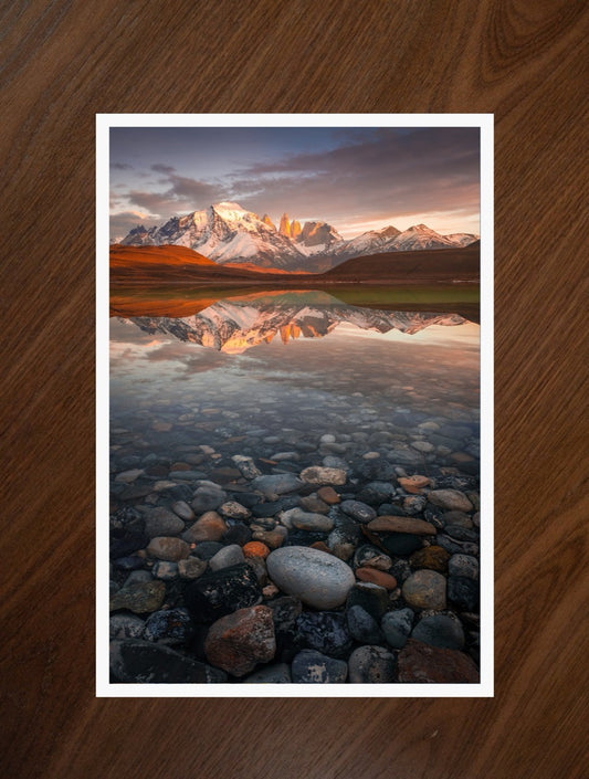 Torres Del Paine Mirror print