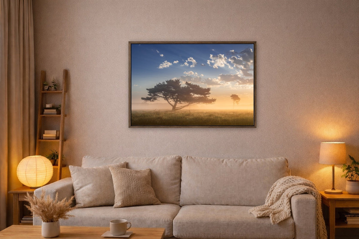 Two Trees at Dawn lijst kamer