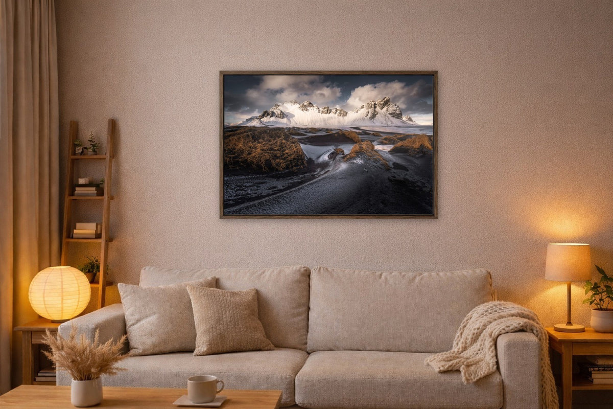 Vestrahorn Winter lijst kamer