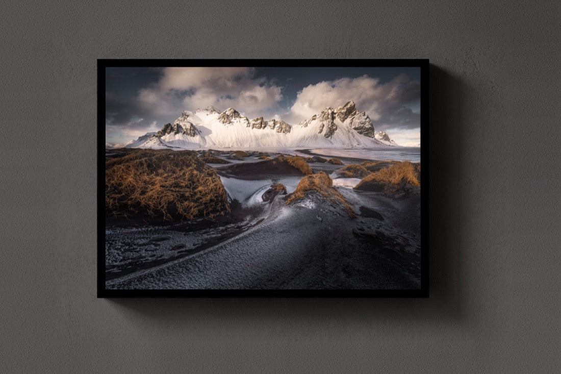 Vestrahorn Winter lijst