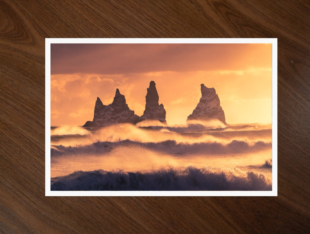 Vik Seastacks print