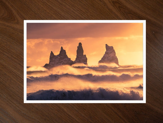Vik Seastacks print