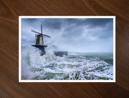 Waves at the Mill print