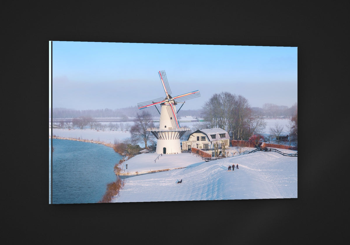 Winter at the Mill acryl
