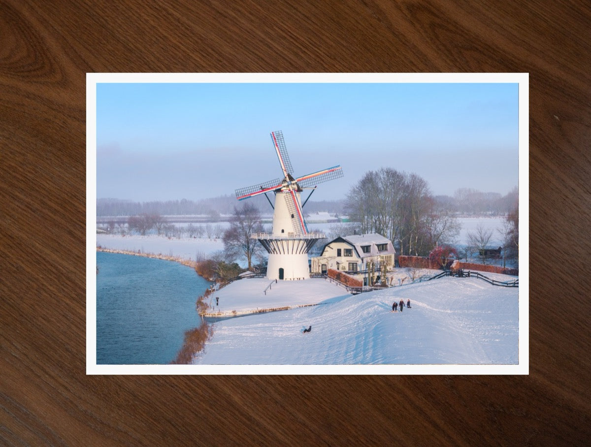 Winter at the Mill print