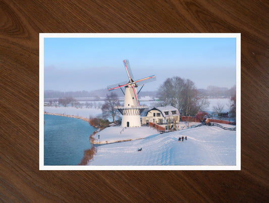 Winter at the Mill print