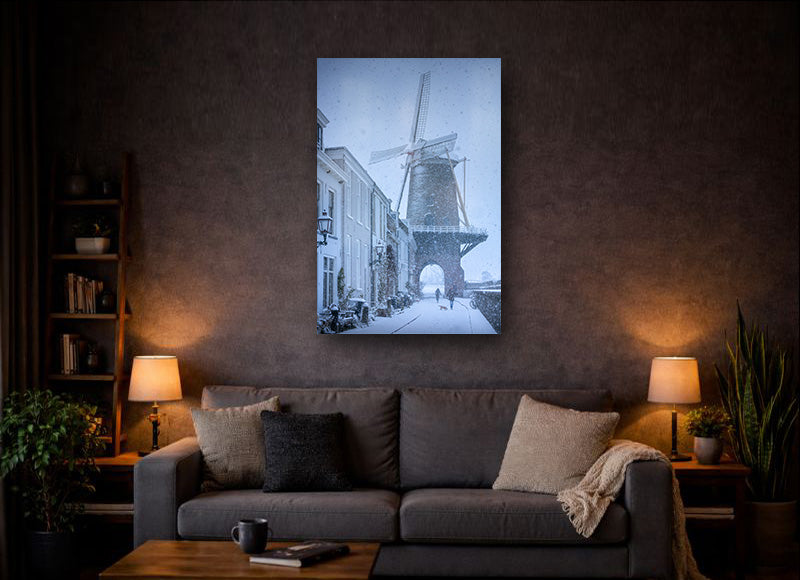 Winter Windmill Gate