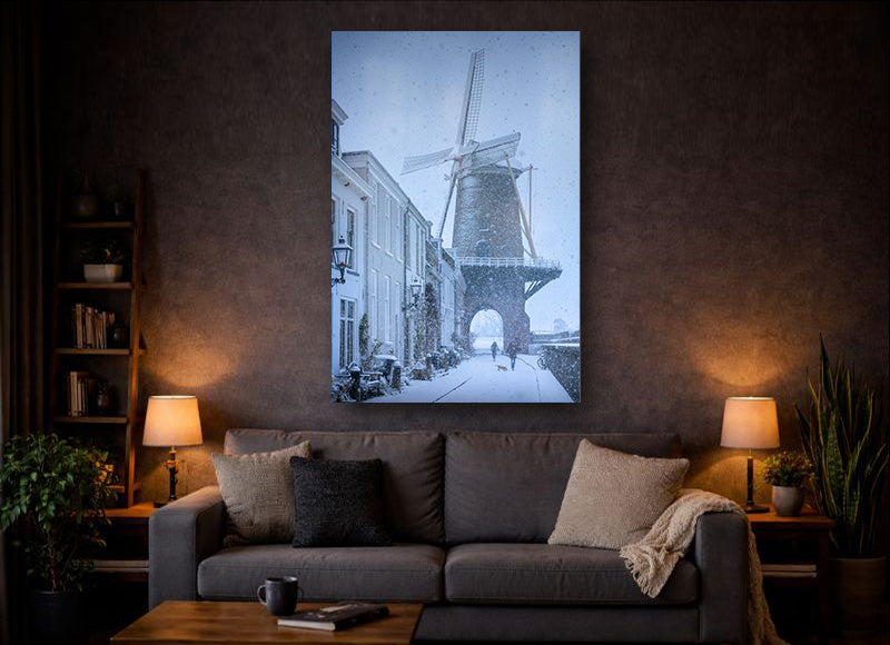 Winter Windmill Gate