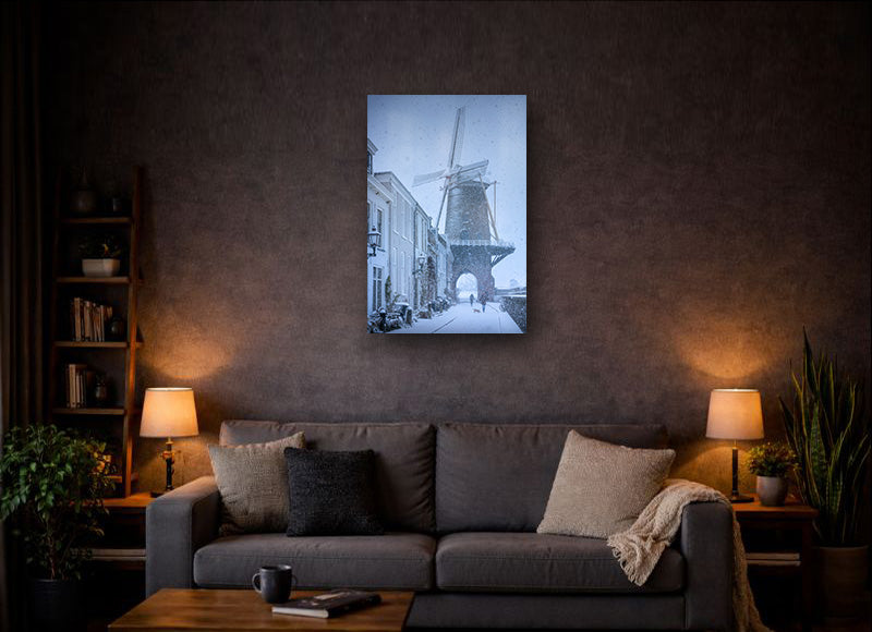 Winter Windmill Gate