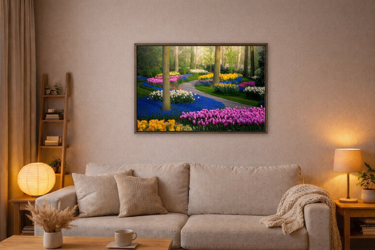 Zig Zagged Tulips lijst kamer